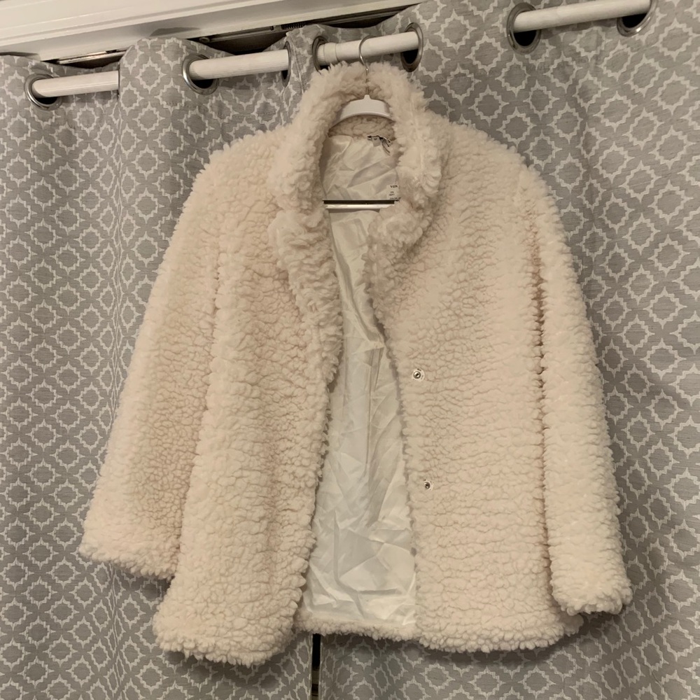 Furry White Coat